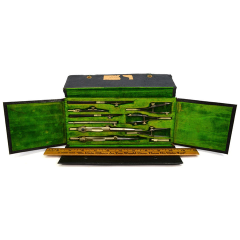 Antique DRAFTING SET No. 715 Tool Kit KEUFFEL-ESSER and/or ALTENEDER Pat. 1904