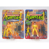 New on Card TMNT APRIL FIGURE Lot of 2 TEENAGE MUTANT NINJA TURTLES No 5000/5000