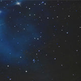 Original Art STAR TREK Signed "M.C GOODWIN 80" Acrylic 11x14 "IN A SEA OF STARS"