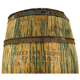 Vintage WOOD BARREL Epsom Salt MERCK & CO. CHEMISTS from HACKETTSTOWN, NJ Rare!!