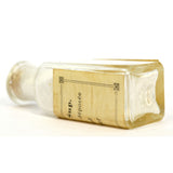 Vintage GLASS BOTTLE of Watchmaker's DIAMANTINE "EUREKA" POWDER Switzerland FULL