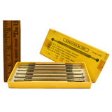 Vintage BERGEON No. 1897 DOUBLE ROLLER-CUTTERS Set of 6 Swiss WATCHMAKERS TOOLS