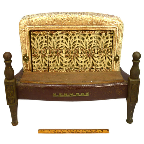 Vintage KENMORE PROPANE SPACE HEATER Portable MODEL 114-8080-20 Ceramic & Steel