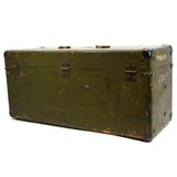 Vintage BELL & HOWELL WOOD CHEST Army/Navy? EYEMO FILM MAGAZINES BOX Rare PATINA