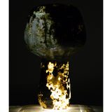 Ancient? FREE BLOWN GLASS FLASK 3.25" Bottle/Vessel ROMAN? c.100-300 AD? Patina!