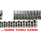 New STANLEY-PROTO 56-Piece SOCKET SET #J52226 (Missing 1) METRIC 3/8" Dr., 12-PT