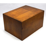 Vintage WOOD STATIONERY CABINET Chest of 3 Drawers "GARRETT-BUCHANAN CO." Phila.