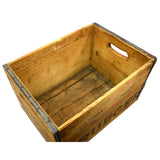 Vintage KRUEGER BREWING CO. BEER & ALES WOODEN CRATE Wood Box NEWARK, NJ c.1937