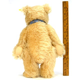 STEIFF "TEDDY BABY" BEAR Rare 1930 Replica #0176/29 w/ COLLAR & BELL 11" Blonde
