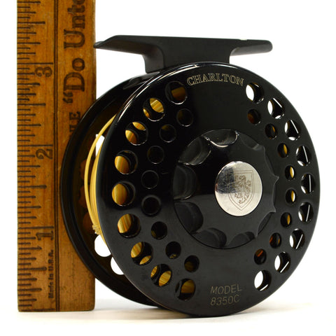 Briefly Used CHARLTON CONFIGURABLE REEL & SPOOL Mo. 8350C 1/5 Right Hand + POUCH