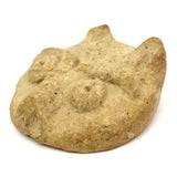 Ancient PRE-COLUMBIAN INDIAN WARRIOR HEAD Small 2" Pottery Shard TAINO or MAYAN