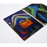 Antique SALESMAN SAMPLE(?) Painted Tile/Panel "COLUMBIAN ART METAL WORKS" (8of8)