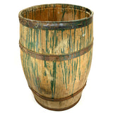 Vintage WOOD BARREL Epsom Salt MERCK & CO. CHEMISTS from HACKETTSTOWN, NJ Rare!!