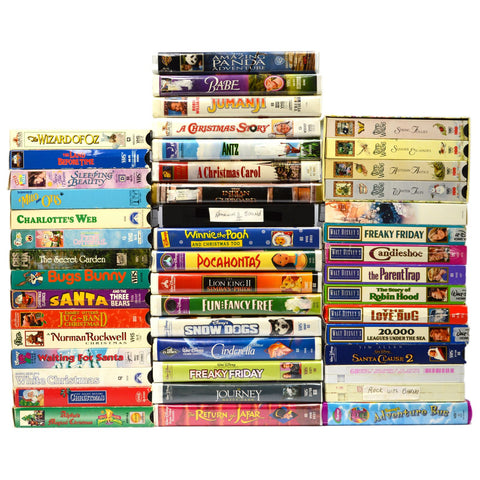 Big Lot 47 VHS TAPES All KID'S MOVIES & SHOWS Barney DISNEY STUDIO & CLASSICS ++