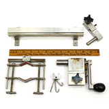 Vintage UNBRANDED CLOCK MAINSPRING WINDER + Attachment HOME/SHOP-MADE? Unusual!