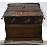 Antique FAIRBANKS CHEST OF DRAWERS Dresser/End Table CAST IRON & WOOD Homemade?