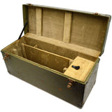 Vintage BELL & HOWELL WOOD CHEST Army/Navy? EYEMO FILM MAGAZINES BOX Rare PATINA