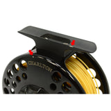 Briefly Used CHARLTON CONFIGURABLE REEL & SPOOL Mo. 8350C 1/5 Right Hand + POUCH