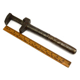 Antique NUT WRENCH-HAMMER COMBO TOOL by J. RICE & CO. Unusual SCREW-ADJUST Rare!