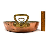 Vintage HAMMERED COPPER AU-GRATIN/FISH PAN by "BRIDGE KITCHENWARE" France 10X16