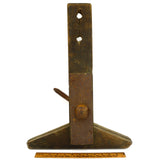 Antique WOODEN SAW VISE Bench Mounted WOOD&IRON Primitive SHARPENING-CLAMP TOOL