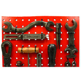 Antique OLD TOOL WALL DECOR Lot of 16 TOOLS on PEG BOARD Millers Falls DISSTON +