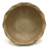 Antique WELLER POTTERY LOUELLA FINGER BOWL 4-1/2" Ruffle Lip MATTE GLAZED c.1915