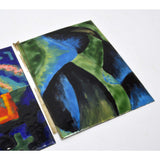 Antique SALESMAN SAMPLE(?) Painted Tile/Panel "COLUMBIAN ART METAL WORKS" (8of8)