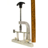 Vintage UNKNOWN WORK-HOLDING TOOL Home/Shop-made ROD VISE Bar Straightener CLAMP