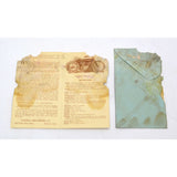 Antique MAIL AD EPHEMERA "1913 FLANDERS MOTORCYCLES" Harris Brothers + ENVELOPE!