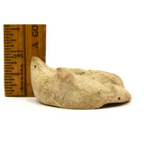 Ancient PRE-COLUMBIAN INDIAN WARRIOR HEAD Small 2" Pottery Shard TAINO or MAYAN