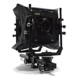 Vintage CAMBO 4X5 MONORAIL CAMERA w/ Wide Angle Bag & Extras! + CUSTOM WOOD CASE