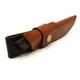 Vintage GERBER CUSTOM "MODEL C300B" KNIFE 3" Fixed Blade WOOD HANDLE Orig Sheath