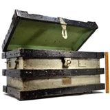 Antique VANDERMAN STRONG BOX #44 for "PROCTOR & SCHWARTZ INC" 54 lb Chest/Trunk!