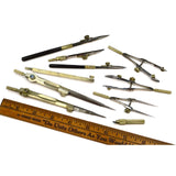 Antique DRAFTING SET No. 715 Tool Kit KEUFFEL-ESSER and/or ALTENEDER Pat. 1904