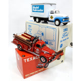 Lot of 4! FIRST (1st) GEAR DIECAST TRUCKS Gulf Tanker LIONEL TRAINS Texaco Fire+