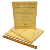 Vintage ARMY TECHNICAL MANUAL Lot of 3 Maintenance Manuals DIESEL ENGINE Rigging