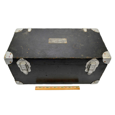 Vintage U.S ARMY SIGNAL CORPS "CHEST CH-245" WOOD BOX Heavy Duty TOOL CRATE Rare