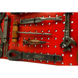 Antique OLD TOOL WALL DECOR Lot of 16 TOOLS on PEG BOARD Millers Falls DISSTON +
