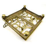 VTG/Antique SOLID BRASS SHEET MUSIC and/or BOOK STAND Collapsible DESKTOP-STYLE