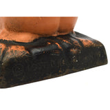 Vintage CAST IRON DOORSTOP Original Paint YAWNING BABY-KID by "M-L CORP" c.1931