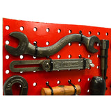 Antique OLD TOOL WALL DECOR Lot of 16 TOOLS on PEG BOARD Millers Falls DISSTON +