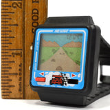 Vintage NELSONIC "MELODY" RACE-CAR GAME WATCH Electronic Wristwatch "4-45577"