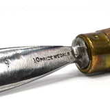 Vintage J ADDIS & SONS 3/4" CARVING GOUGE-CHISEL 5" of Steel OCTAGON WOOD HANDLE