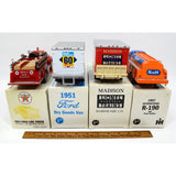 Lot of 4! FIRST (1st) GEAR DIECAST TRUCKS Gulf Tanker LIONEL TRAINS Texaco Fire+