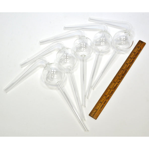 Briefly Used GLASS LAB EQUIPMENT Lot of 5 KJELDAHL BULB CONNECTORS Distillation