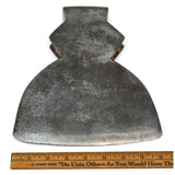 Antique BROAD-HEWING AXE Marked "G.W. BRADLEY" w/ ARROW LOGO! 5 lbs N.Y. PATTERN