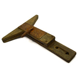 Antique WOODEN SAW VISE Bench Mounted WOOD&IRON Primitive SHARPENING-CLAMP TOOL