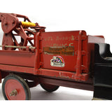 Antique BUDDY L "WRECKING TRUCK" No. 209 Pressed Steel TOW TRUCK Rare Wrecker!!