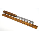 Vintage J ADDIS & SONS 3/4" CARVING GOUGE-CHISEL 5" of Steel OCTAGON WOOD HANDLE